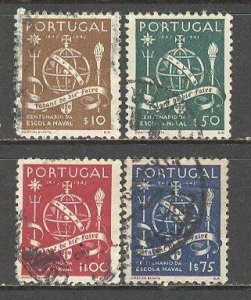 PORTUGAL Sc# 658 - 661 USED F Set of 4 Astrolabe