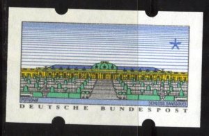 Germany Bundespost 1993 Automatenmarken Mi. 1 Abart Variety NOT VALUE MNH
