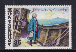 Montserrat #293 MNH 1973  discovery by Columbus 35c