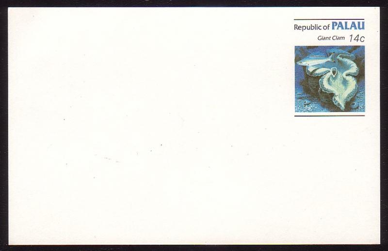 Palau Postal Card Unused