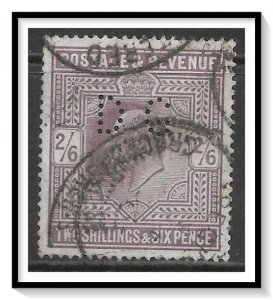 Great Britain #139 King Edward VII Perfin Used