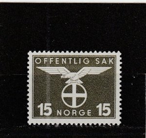 Norway  Scott#  O47  MH  (1944 Norwegian Nazi Party Emblem)