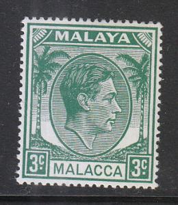 Malaya Malacca 1948 Sc 5 KGVI 3c MH