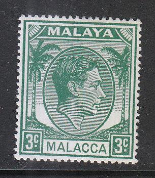 Malaya Malacca 1948 Sc 5 KGVI 3c MH