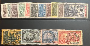 Dahomey 1906-1907 SC 16-31 Used Set