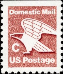1981 20c C & Eagle, Domestic Mail Scott 1948 Mint F/VF NH