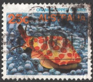 Australia SC#907 25¢ Sea Life: Orange-Tipped Cowrie (1984) Used