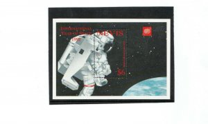 1993  NEVIS  -  SG: MS 734a  - INT. SPACE YEAR - UNMOUNTED MINT