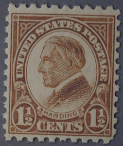 United States #582 1 1/2 Cent Harding MNH