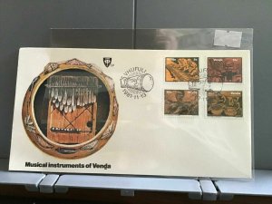 Venda 1981 Musical Instruments stamps cover R29037 