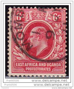 East Africa and Uganda Protectorates, 1912-18, KGV, 6c carmine, sc#42, used