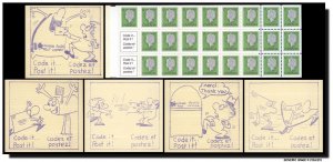 CANADA # BK81e - McCann BK81Da - Waves lines on cover - Complete set