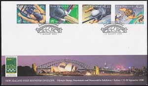 NEW ZEALAND 2000 Olympic Games FDC - ......................................B1029