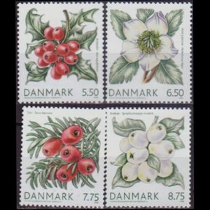 DENMARK 2008 - Scott# 1418-21 Strawberries Set of 4 NH