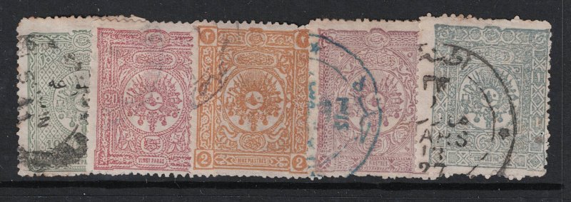 Turkey SC# 95 - 99 Used / Small Thin #95 - S30473
