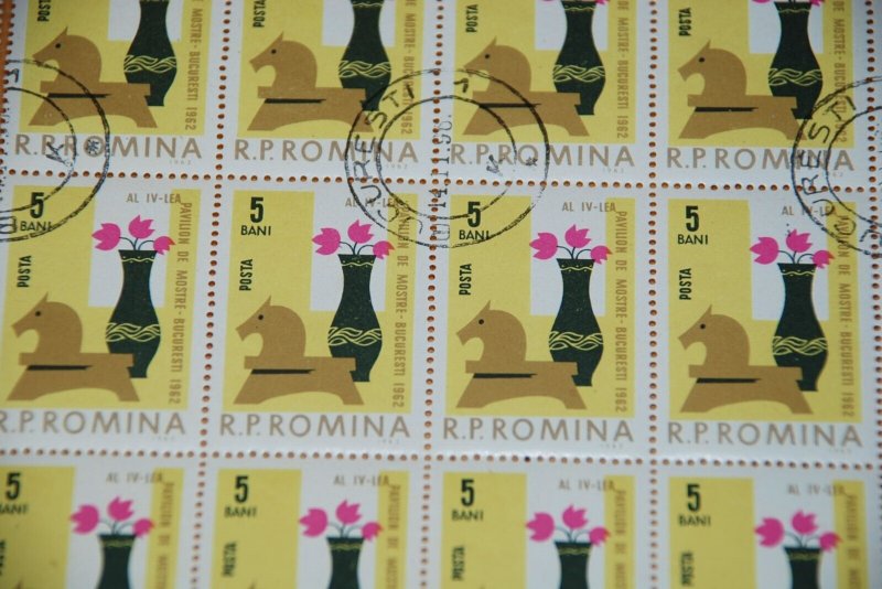 Romania 1962 Food Drink Furniture,.. 25 x Sets of 9, Sc 1517-1525