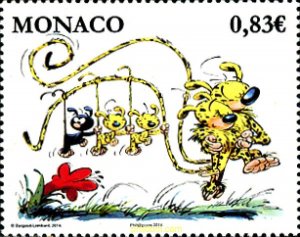 318863 MNH MONACO 2014 COMIC - MARSUPILAMI