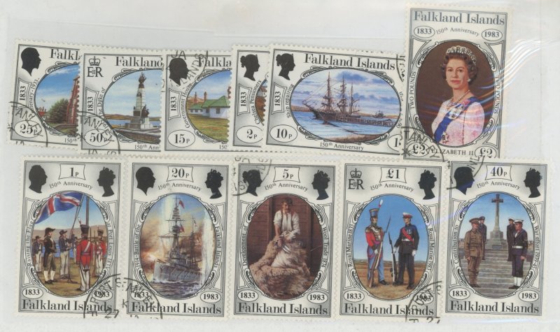 Falkland Islands #360-70 Used Single (Complete Set)