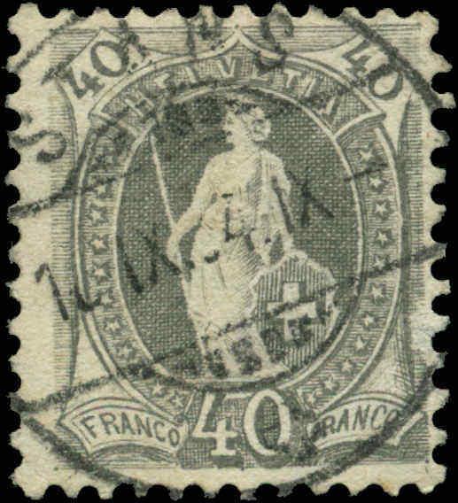Switzerland Scott #84c Used