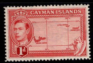 Cayman Islands Scott 102 MH* Map stamp