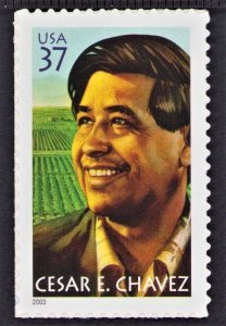 Scott # 3781  Cesar E. Chavez, Labor Organizer  U.S. Postage Stamp MNH 2003