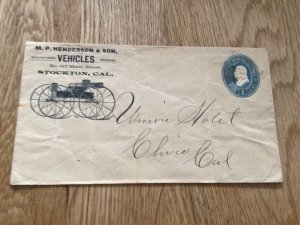 United States Henderson & Son Vehicles manufacturers repairer stamps cover 57526