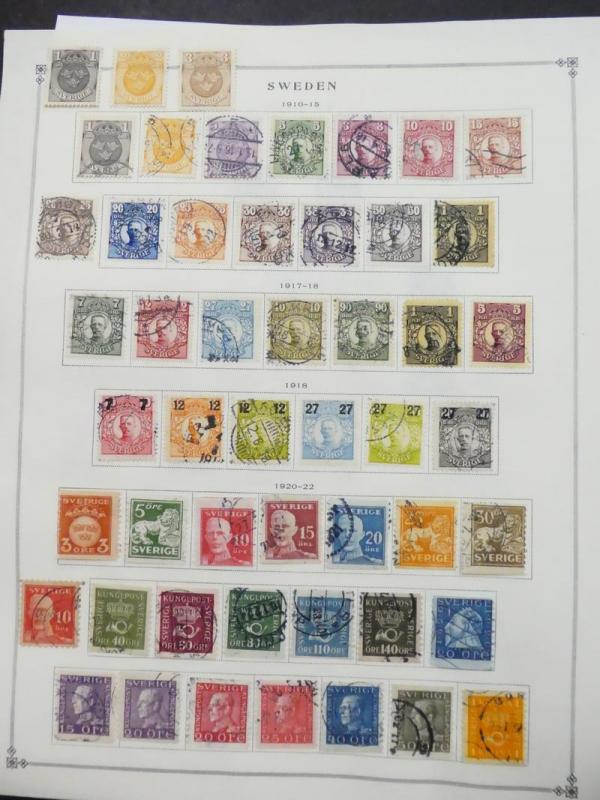 EDW1949SELL : SWEDEN Very clean Mint & Used collection on album pages. Cat