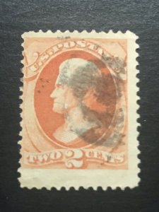 US Scott# 183, 2 cent Jackson, used