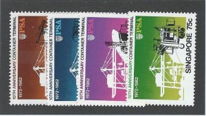 Singapore MNH Scott cat.# 400-403