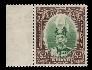 MOMEN: MALAYA KEDAH SG #67 1937 MINT OG NH £130++ LOT #68099*