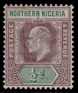 NORTHERN NIGERIA EDVII SG10, ½d dull purple & green, M MINT.