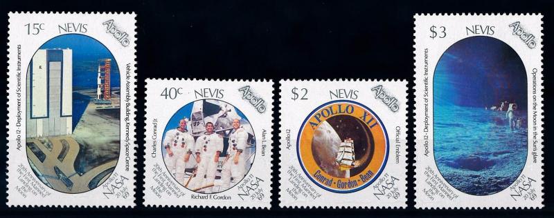 [66146] Nevis 1989 Space Travel Weltraum Apollo 12  MNH