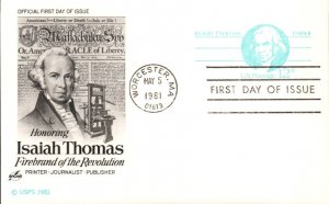 #UX89 Isaiah Thomas Artcraft FDC