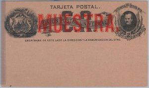 39601 - COSTA RICA - POSTAL STATIONERY CARD: H & G # 1 - MUESTRA / SPECIMEN