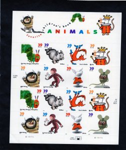 3987-3994 Child Book Animals, MNH sheet/16 (#S111111111)