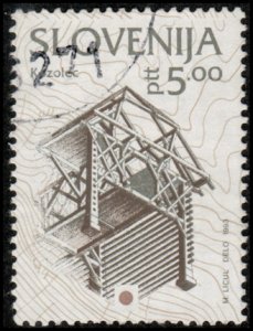 Slovenia 155 - Used - 5t Double Hay-drying Frame (1993) (cv $0.35)