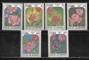 Cuba 2789-2794 1985 Mother's Day set MNH