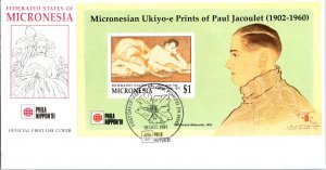 Micronesia, Worldwide First Day Cover, Stamp Collecting, Art