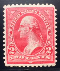 US Scott #279Bc Rose Carmine M OG LH VF 1899 Type 4 DL/WMKD