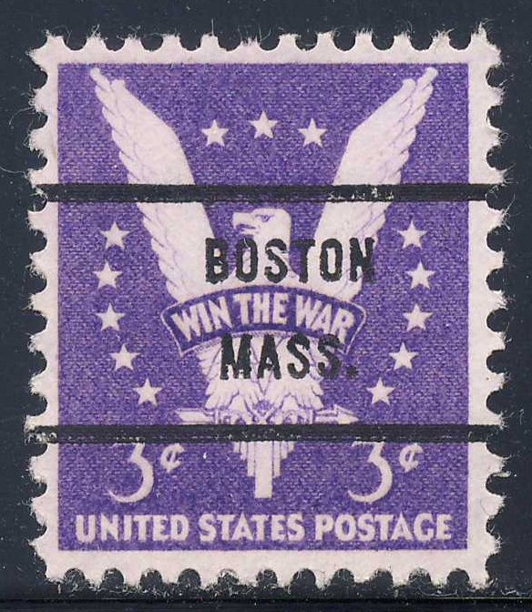 Boston MA, 905-71 Bureau Precancel, 3¢ Win the War