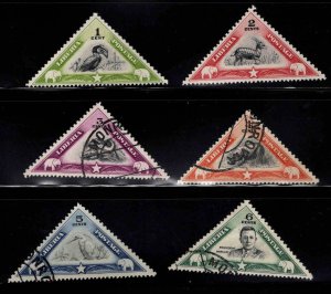 LIBERIA Scott 271-276 mixed MH* and used set