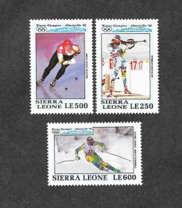 Sierra Leone 1520-1522 Mint NH MNH Olympics!