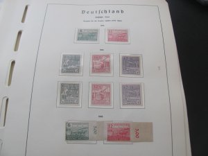 GERMANY SBZ 1948-49 MNH/USED COLLECTION ON PAGES 1525 EUROS FANTASTIC START(196)