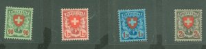 Switzerland #200-203 Unused Single (Complete Set)