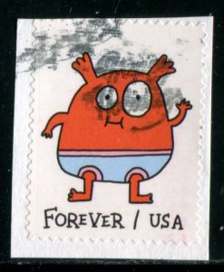 5639 (58c) Message Monster SA, used