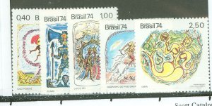Brazil #1332-1336  Single (Complete Set)