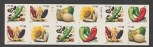 U.S. Scott Scott #4012b Crops of the Americas Stamps - Mint NH Booklet Pane