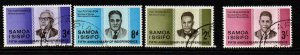 SAMOA SG274/7 1967 ANNIV OF INDEPENDENCE  USED