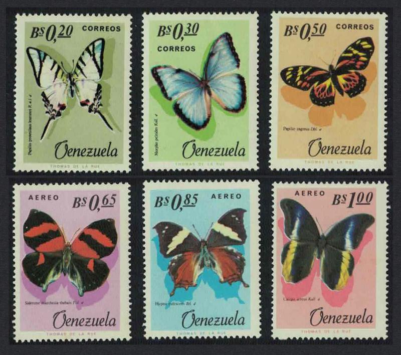 Venezuela Butterflies 6v SG#1926-1931 SC#886-888+C905-C907