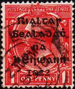 Ireland. 1922 1d S.G.2 Fine Used